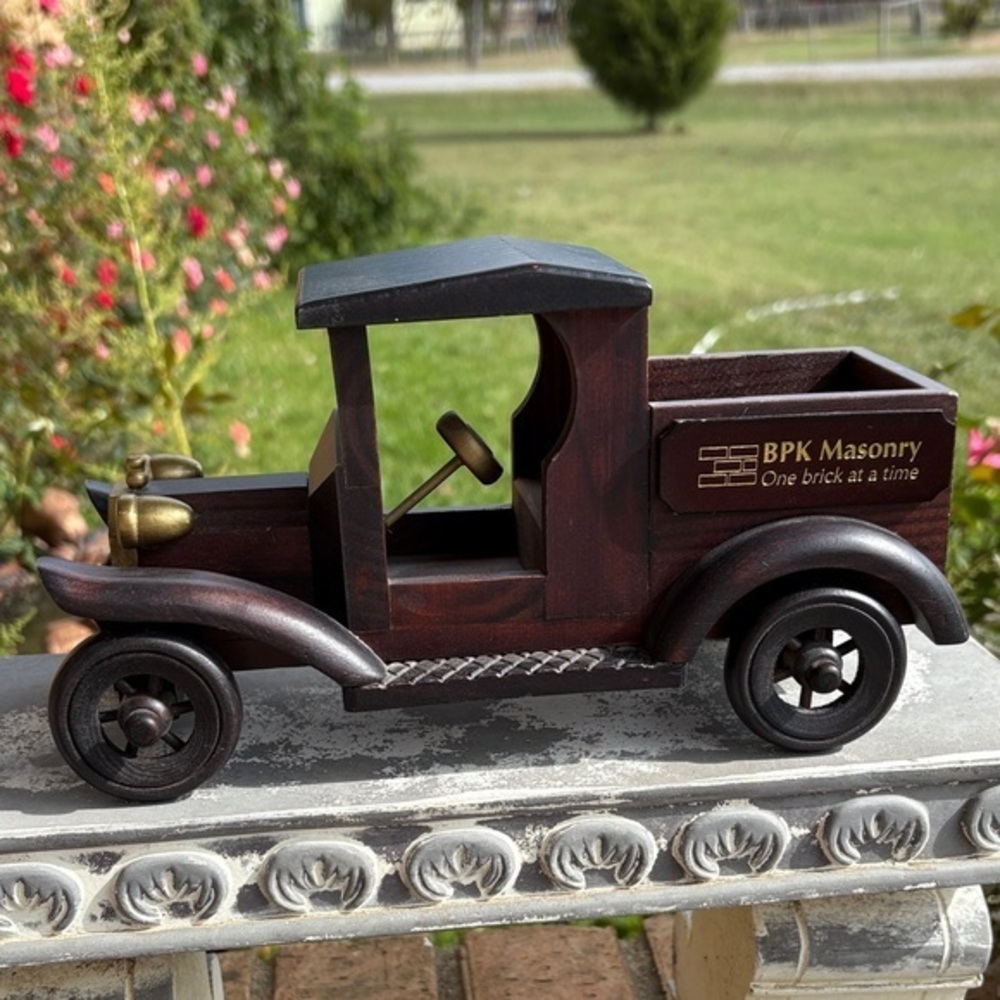 Vintage Wooden Model Truck